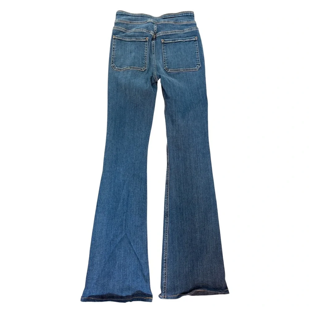 FRAME Le Francoise Flare Sidonia High Rise Jeans LFFF214 Blue 26